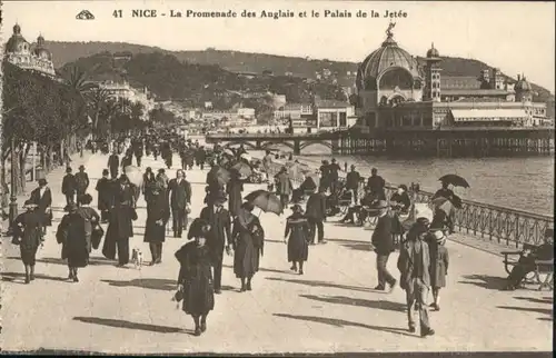 Nice Alpes Maritimes Nice Promenade Anglais Palais Jetee * / Nice /Arrond. de Nice