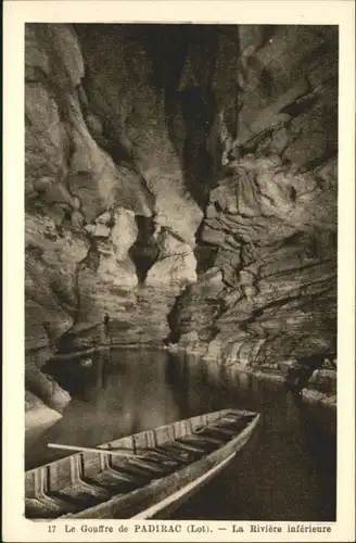 Padirac Padirac Hoehle Grotte Riviere Inferieure * / Padirac /Arrond. de Gourdon