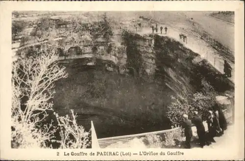 Padirac Padirac Hoehle Grotte Gouffre * / Padirac /Arrond. de Gourdon