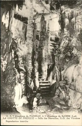 Padirac Padirac Hoehle Grotte Presque * / Padirac /Arrond. de Gourdon