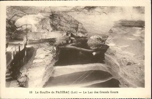 Padirac Padirac Hoehle Grotte Gouffre * / Padirac /Arrond. de Gourdon