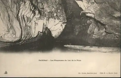 Padirac Padirac Hoehle Grotte Lac Pluie * / Padirac /Arrond. de Gourdon