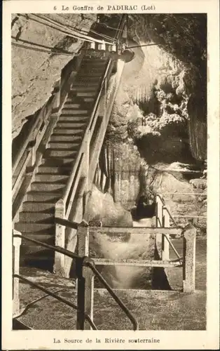 Padirac Padirac Hoehle Grotte Gouffre * / Padirac /Arrond. de Gourdon