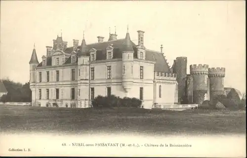 La Boissonniere La Boissonniere Nueil-sous-Passavant Chateau Boissonniere * / Nueil-sur-Layon /Arrond. de Saumur