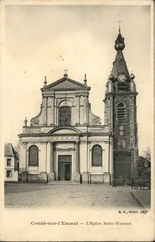 Conde-sur-l Escaut Conde-sur-l'Escaut Eglise Saint-Wasnon * / Conde-sur-l Escaut /Arrond. de Valenciennes