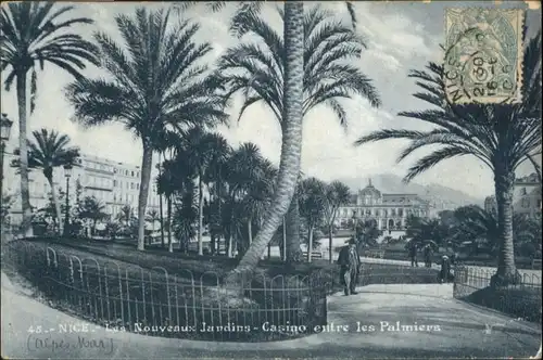 Nice Alpes Maritimes Nice Nouveaux Jardin Casino Palmiers x / Nice /Arrond. de Nice