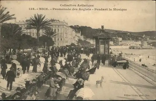 Nice Alpes Maritimes Nice Promenade Anglais Pendant Musique x / Nice /Arrond. de Nice