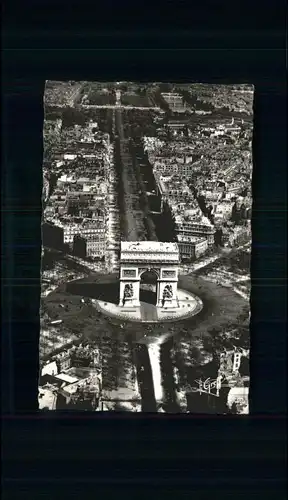 Paris Paris Fliegeraufnahme Arc Triumphe Champs-Elysees x / Paris /Arrond. de Paris