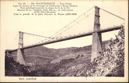 Fontpedrouse Fontpedrouse Pont Gisclar * / Fontpedrouse /Arrond. de Prades