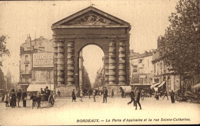 Bordeaux Bordeaux Porte Aqauitaine Rue Sainte Catherine Bordeaux Arrond De Bordeaux Nr Ch73578 Oldthing Ansichtskarten Gironde