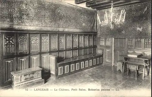 Langeais Langeais Chateau Petit Salon * / Langeais /Arrond. de Chinon