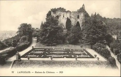 Langeais Langeais Ruines Chateau * / Langeais /Arrond. de Chinon