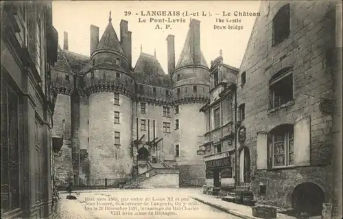Langeais Langeais Chateau Pont-Levis * / Langeais /Arrond. de Chinon