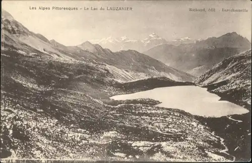 Lac Lauzanier Lac Lauzanier Alpes Pittoresques * / Jausiers /Arrond. de Barcelonnette