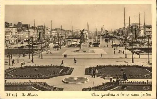 Le Havre Le Havre Place Gambetta Nouveaux Jardin * / Le Havre /Arrond. du Havre