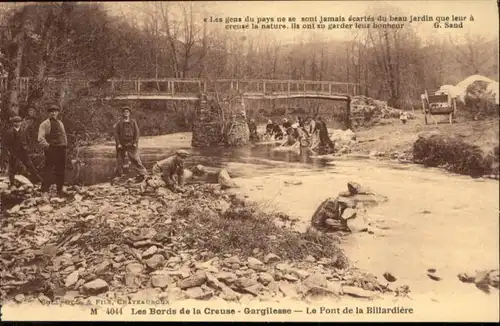 Gargilesse-Dampierre Gargilesse-Dampierre Creuse Pont Billardiere * / Gargilesse-Dampierre /Arrond. de La Chatre