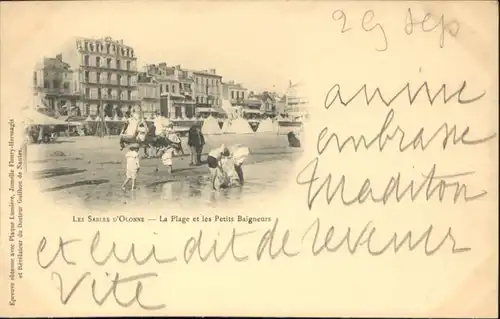 Les Sables-d Olonne Les Sables-d'Olonne Plage Petit Baigneurs * / Les Sables-d Olonne /Arrond. des Sables-d Olonne