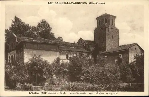 Les Salles-Lavauguyon Les Salles-Lavauguyon Eglise * / Les Salles-Lavauguyon /Arrond. de Rochechouart