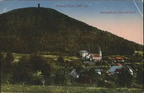 Climont Climont Berg Turm Schlachtfeld Dorf * / Urbeis /Arrond. de Selestat-Erstein