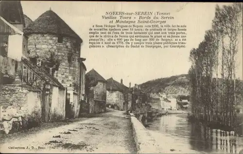 Noyers-sur-Serein Noyers-sur-Serein Tours Bord Serein Montagne Saint-Georges x / Avallon /Arrond. d Avallon