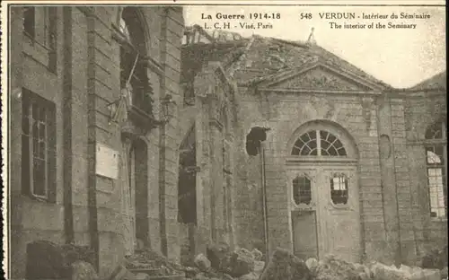 Verdun Meuse Verdun Seminary Guerre Zerstoerung * / Verdun /Arrond. de Verdun