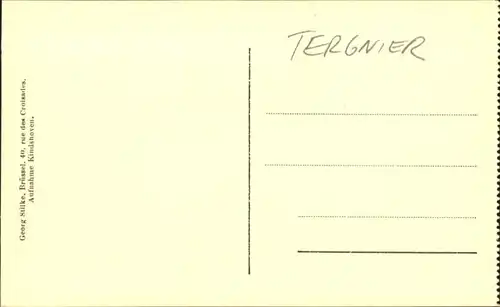 Tergnier Tergnier [handschriftlich] Laoner Tor * / Tergnier /Arrond. de Laon