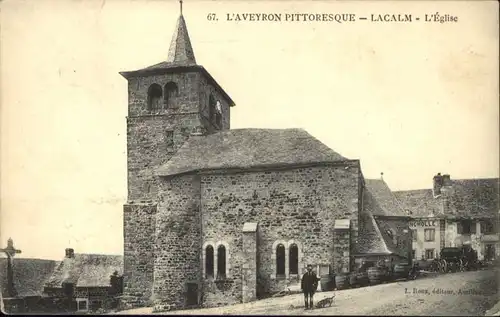 Lacalm Lacalm Eglise x / Lacalm /Arrond. de Rodez