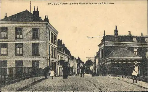 Haubourdin Haubourdin Pont Fixe Rue Bethune * / Haubourdin /Arrond. de Lille