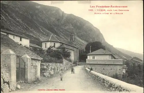 Vebre Vebre Cabannes Route Urs Eglise * / Vebre /Arrond. de Foix
