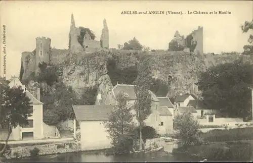Angles-sur-l Anglin Angles-sur-l'Anglin Chateau Moulin * / Angles-sur-l Anglin /Arrond. de Montmorillon