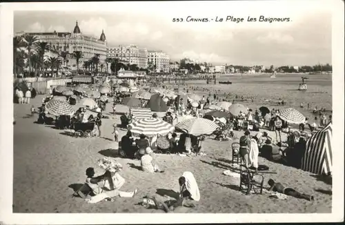 Cannes Alpes-Maritimes Cannes Strand x / Cannes /Arrond. de Grasse