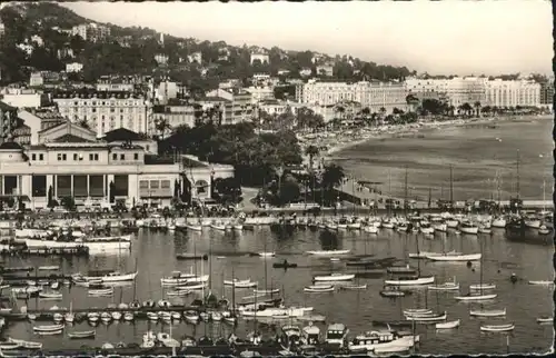 Cannes Alpes-Maritimes Cannes Hafen Schiff x / Cannes /Arrond. de Grasse