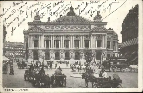 Paris Paris Opera Kutsche x / Paris /Arrond. de Paris