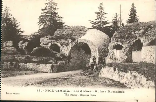 Nice Alpes Maritimes Nice Cimiez Ruine Romaines * / Nice /Arrond. de Nice