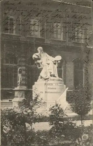 Paris Paris Statue de Meissonnier x / Paris /Arrond. de Paris