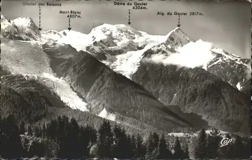 Chamonix Chamonix-Mont-Blanc Glacier des Bossons Dome du Gouter * / Chamonix-Mont-Blanc /Arrond. de Bonneville