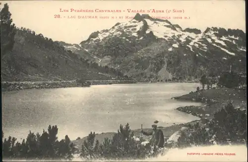 Vallee d Aure Lac d'Aumar Massif du Neouvielle / Arreau /Arrond. de Bagneres-de-Bigorre