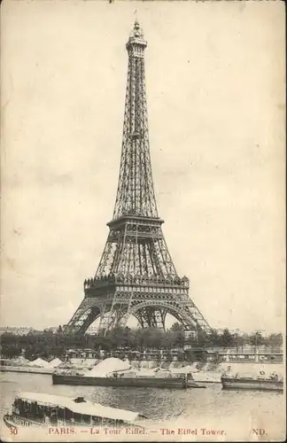 Paris Paris La Tour Eiffel * / Paris /Arrond. de Paris