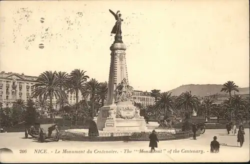 Nice Alpes Maritimes Nice Le Monument du Centenaire x / Nice /Arrond. de Nice