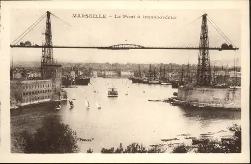 Marseille Marseille  Le Pont a transbordeur * / Marseille /Arrond. de Marseille