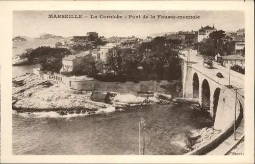 Marseille Marseille  La Corniche Pont de la Fausse-Monnaie * / Marseille /Arrond. de Marseille