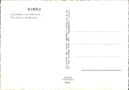 Nimes Nimes Les Arenes * / Nimes /Arrond. de Nimes