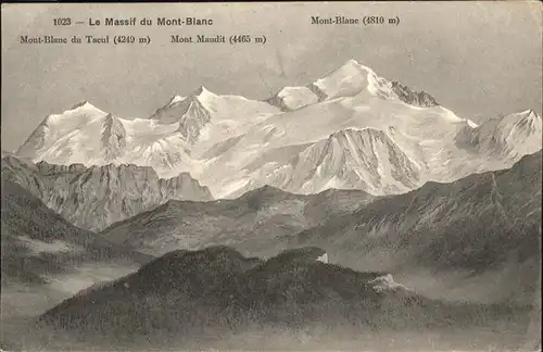 Mont Blanc  Kat. Chamonix-Mont-Blanc