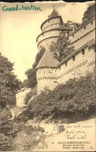 Haut-Koenigsbourg Hohkoenigsburg Grand Bastion / Orschwiller /Arrond. de Selestat-Erstein