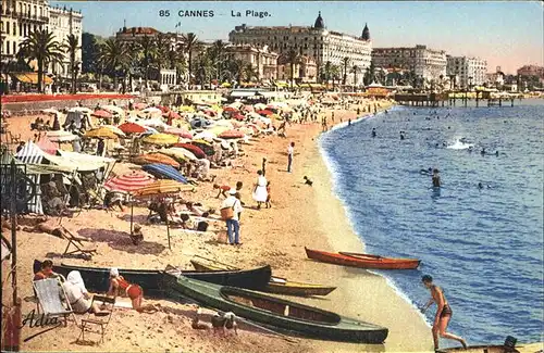 Cannes Alpes-Maritimes Plage Kat. Cannes