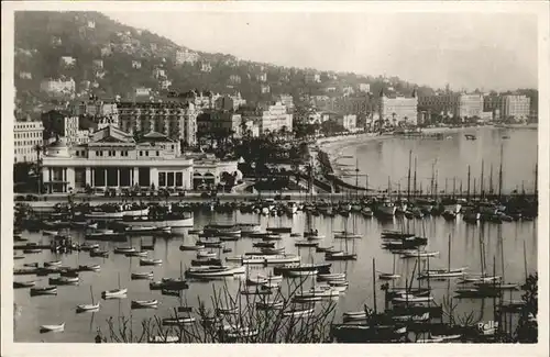 Cannes Alpes-Maritimes Mont Chevalier Schiff Kat. Cannes