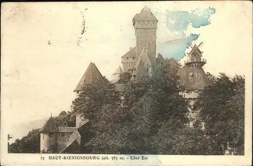 Haut-Koenigsbourg Hohkoenigsburg Cote Est / Orschwiller /Arrond. de Selestat-Erstein