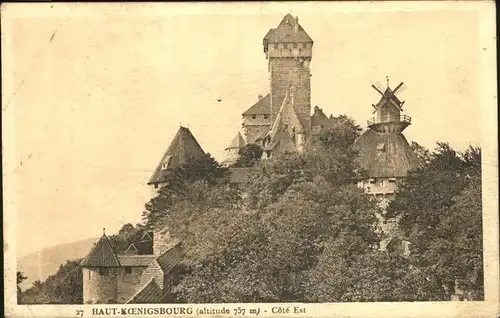 Haut-Koenigsbourg Hohkoenigsburg Cote Est / Orschwiller /Arrond. de Selestat-Erstein