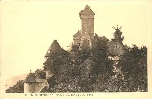 Haut-Koenigsbourg Hohkoenigsburg Cote Est / Orschwiller /Arrond. de Selestat-Erstein