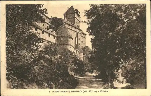 Haut-Koenigsbourg Hohkoenigsburg  / Orschwiller /Arrond. de Selestat-Erstein